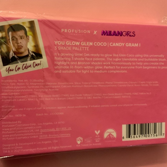NWT Profusion Cosmetics Mean Girls You Glow Glen Coco - Candy Gram Bronzer 3.5oz - Picture 8 of 8